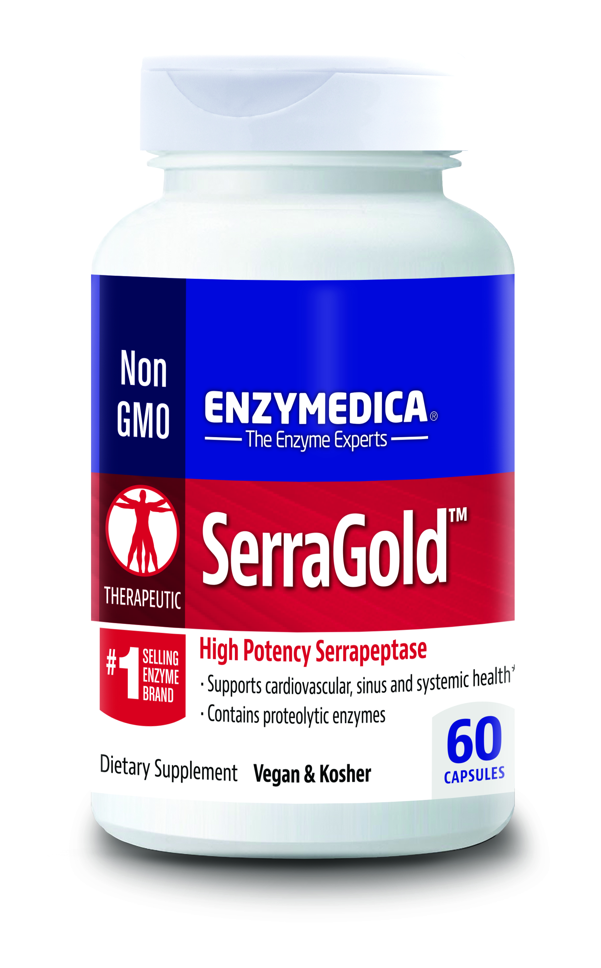 Enzymedica Serra Gold 60 Capsules